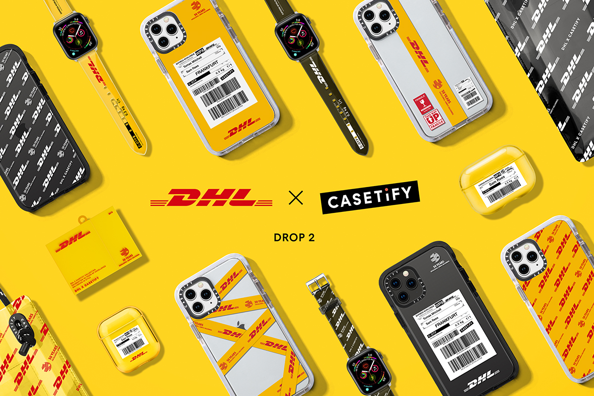 Dhl50周年を記念したdhl X Casetifyコラボ第二弾 新発売 Casetagram Limitedのプレスリリース