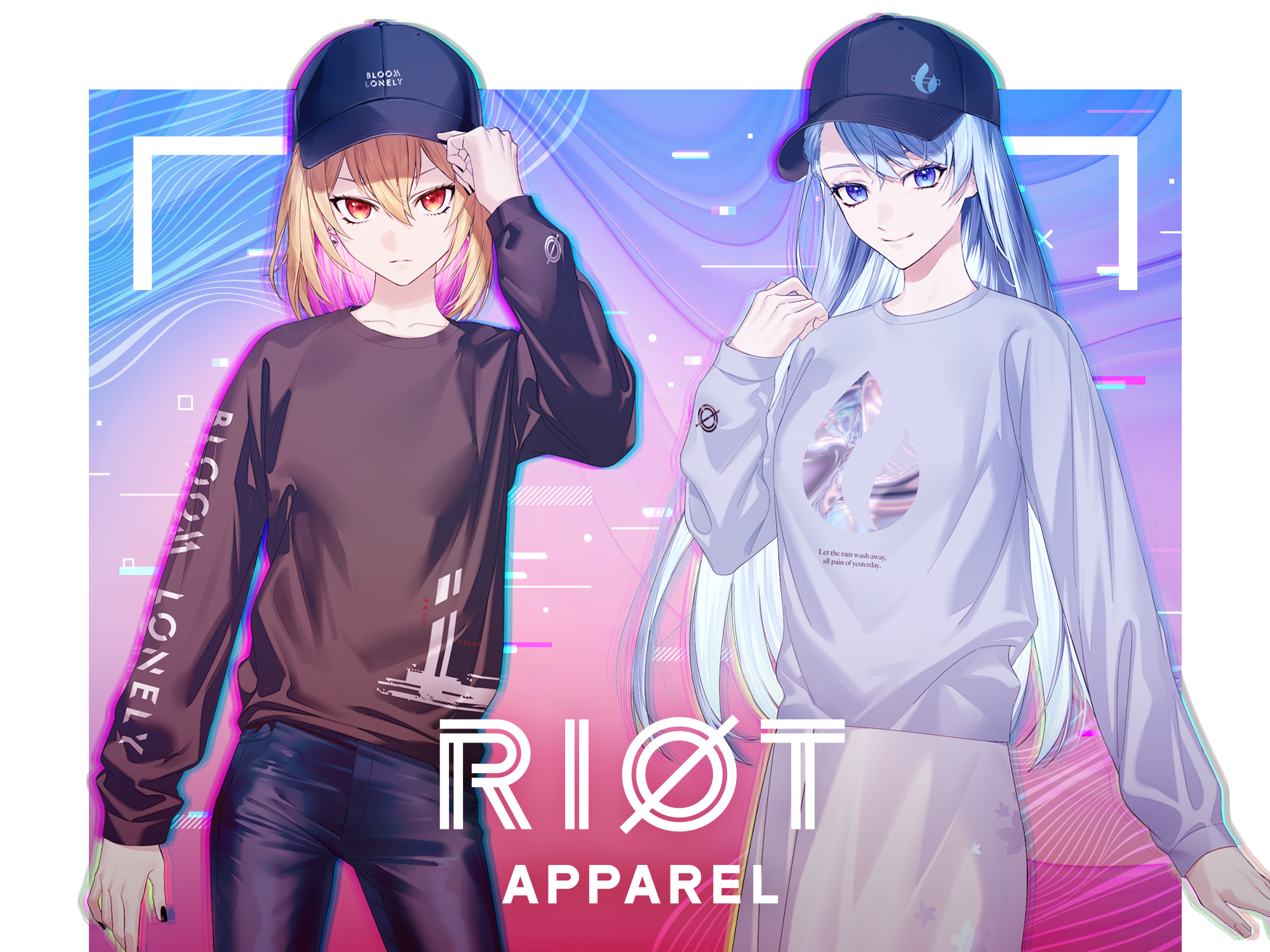 RIOT APPAREL Capsule Collectionの発売が決定！芦澤サキと凪原涼菜の
