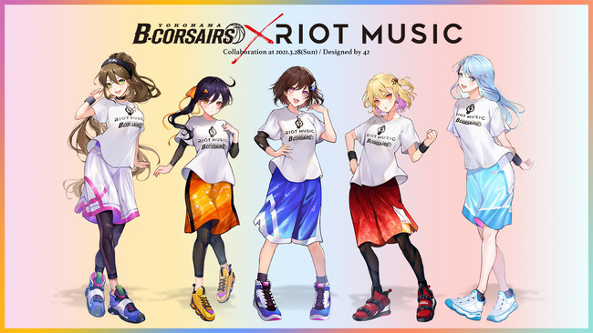 横浜ビー コルセアーズ Riot Musicのコラボグッズ販売決定 3月28日 日 のホームゲーム会場にて先行販売開始 株式会社 Brave Groupのプレスリリース