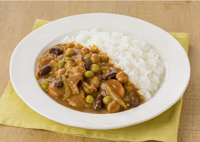 ミックスビーンズのカレー