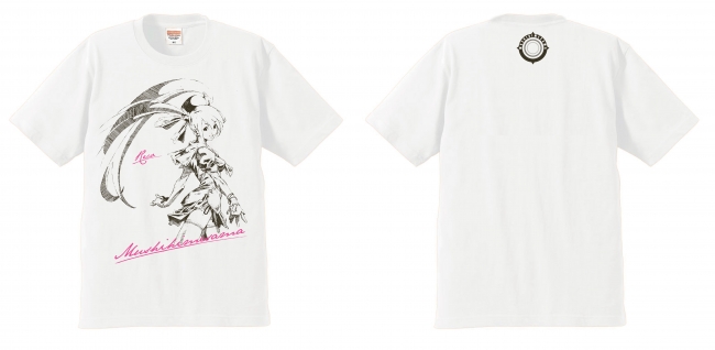虫姫さま　reco線画Tシャツ　ホワイト　5,000円