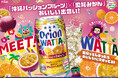全国の果実がWATTAでつながる新シリーズ「MEET! WATTA」始動!オリオンビール「WATTA 沖縄パッション＆愛媛みかん」数量限定発売