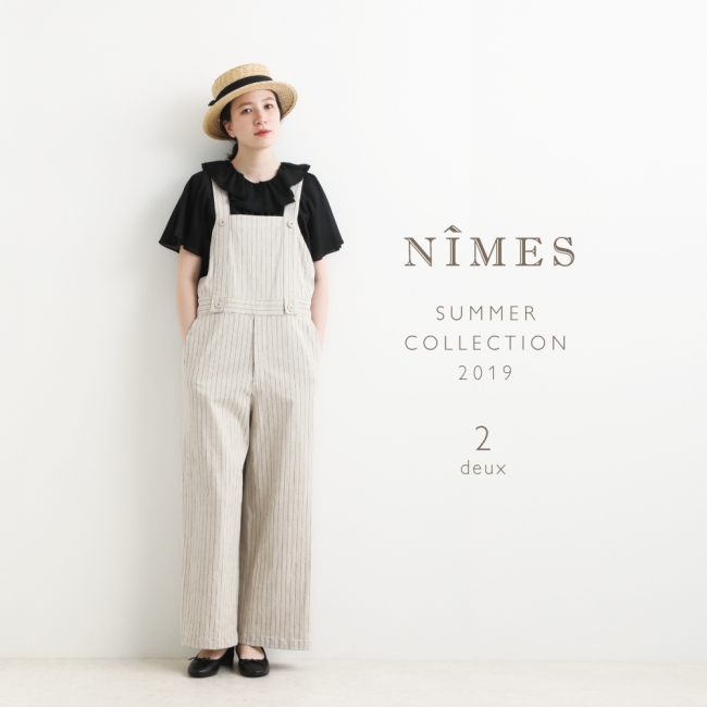 パリの日常をテーマにしたファッションブランド Nimes ニーム が19夏の新作を発表 株式会社 Instyle Apparelのプレスリリース