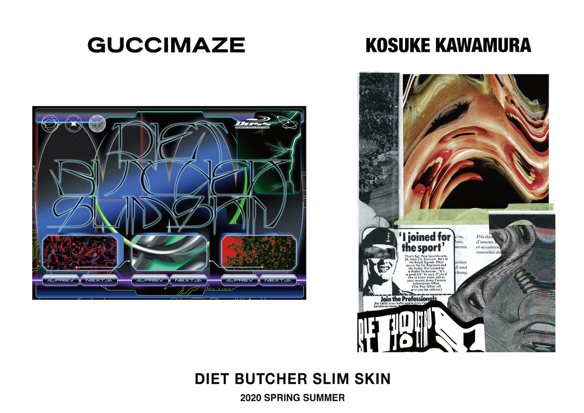 STUDIOUS MENS 原宿本店にてDIET BUTCHER SLIM SKIN 2020SS