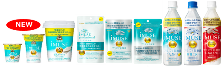 日本初※1の免疫機能の機能性表示食品プラズマ乳酸菌を使用した「iMUSE（イミューズ）」ブランドが好調！～飲料は発売から3週間で2,000万本突破～｜ キリンホールディングス株式会社のプレスリリース