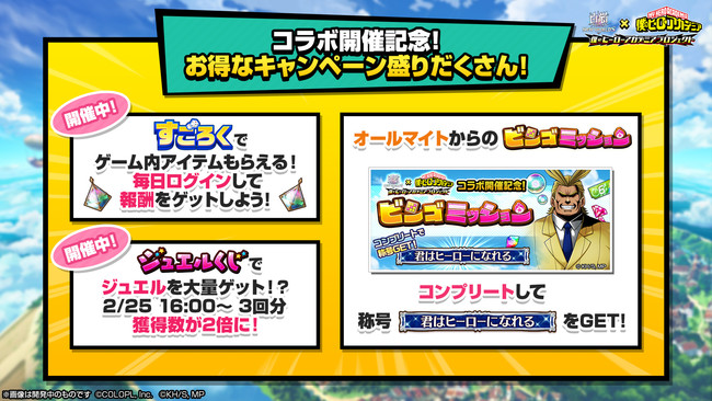 白猫プロジェクト New World S 僕のヒーローアカデミア コラボイベント開催 コロプラのプレスリリース