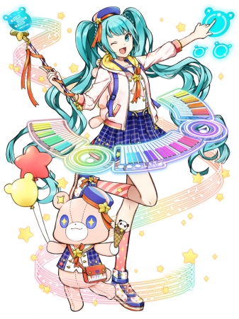 初音ミクが 白猫プロジェクト とコラボ決定 3dで動く 初音ミク が無料でもらえる 株式会社 コロプラ Btobプラットフォーム 業界チャネル