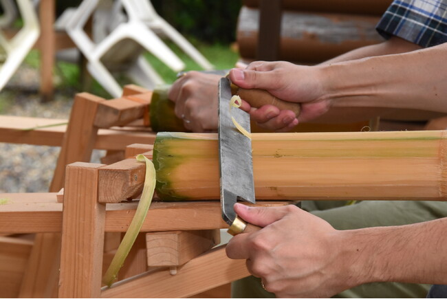 竹のコップ作り体験　イメージ