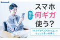 【スマホ毎月何ギガ使う？】18.2％が「20GB以上」でもっとも多い結果に