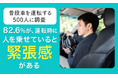 【普段車を運転する500人に調査】82.6%が、運転時に人を乗せていると「緊張感がある」