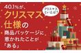 【クリスマスといえば?】40.1%が、クリスマス仕様の商品パッケージに惹かれたことが「ある」