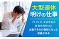 【大型連休明けの仕事】75.1%が、年末年始の長期休暇明けに「出勤するのが億劫になった経験がある」