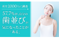【男女1000人に調査】57.7%が、自分の歯並びが気になったことが「ある」