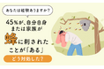 【あなたは経験ありますか?】45%が、自分自身または家族が蜂に刺されたことが「ある」。どう対処した?