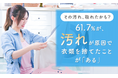 【その汚れ、取れたかも?】61.7%が、汚れが原因で衣類を捨てたことが「ある」