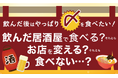飲んだ後はやっぱり〆を食べたい!飲んだ居酒屋で食べる?それともお店を変える?それとも食べない...?