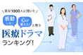 【男女1000人に聞いた】「感動した!」「心が震えた!」と思う医療ドラマランキング!