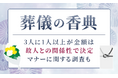 葬儀の香典、3人に1人以上が金額は「故人との関係性で決定」マナーに関する調査も