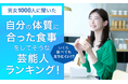 【男女1000人に聞いた】いくら食べても太りにくい!?自分の体質に合った食事をしてそうな芸能人ランキング！