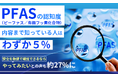 「PFAS（ピーファス／有機フッ素化合物）」の認知度、内容まで知っている人はわずか5%。「安全を数値で確認できるならやってみたい」との声も約27%に