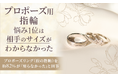 プロポーズ用指輪、悩み1位は「相手のサイズがわからなかった」。プロポーズリング（仮の指輪）を約82％が「知らなかった」と回答