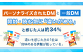 パーソナライズされたDMと一般DM、開封・読む気に「違いがある」と感じた人は約34%。違いを感じた点の1位は「興味のある情報が載っている」