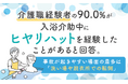 介護職経験者の90.0%が入浴介助中に「ヒヤリハットを経験したことがある」と回答。事故が起きやすい場面の最多は「洗い場や脱衣所での転倒」