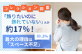 【コレクション調査】「飾りたいのに飾れていない」人が約17%！最大の理由は「スペース不足（30.2%）」