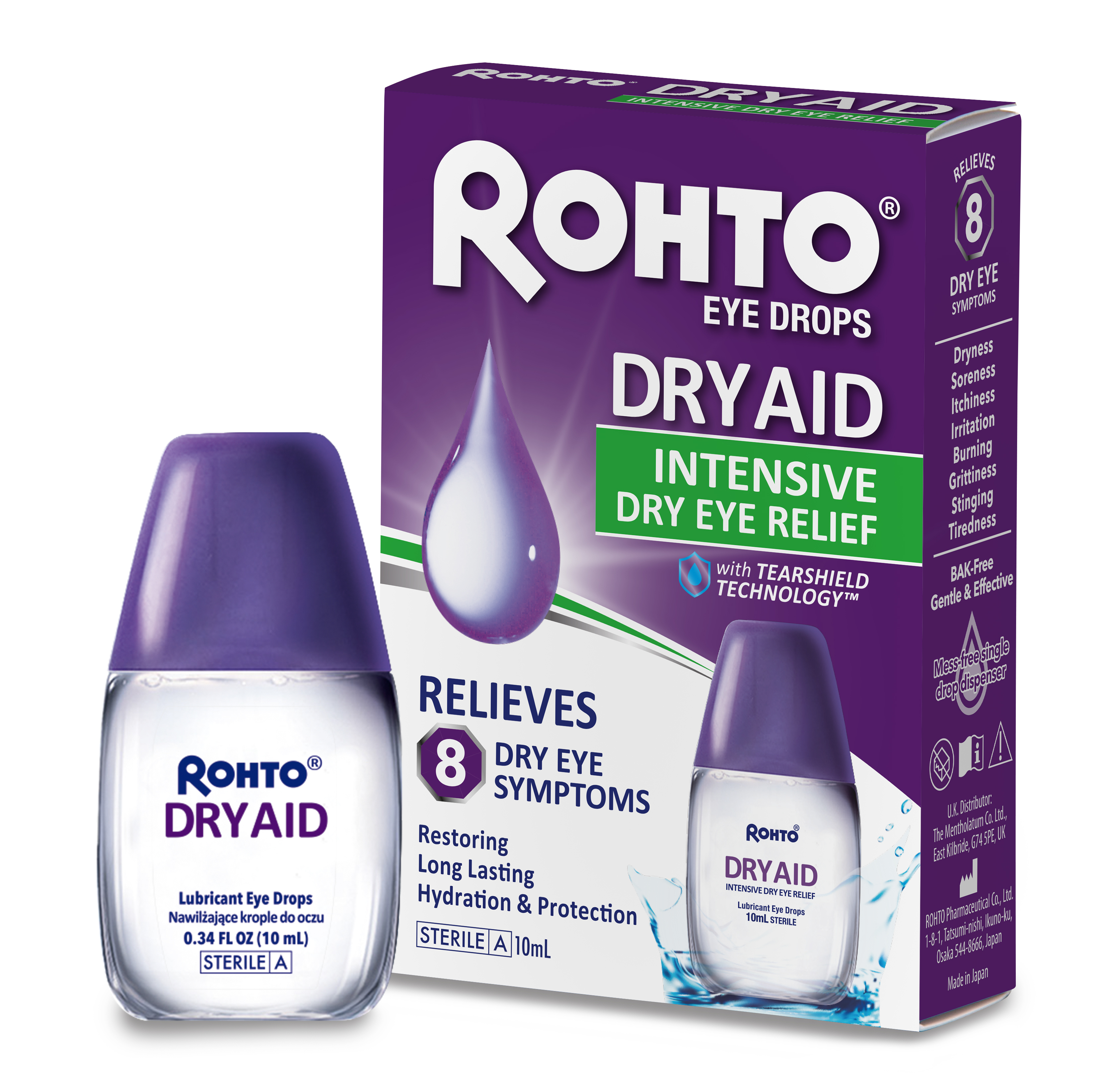 イギリス ポーランドにて ドライアイに特化したrohto Dry Aid発売開始 ロート製薬株式会社のプレスリリース