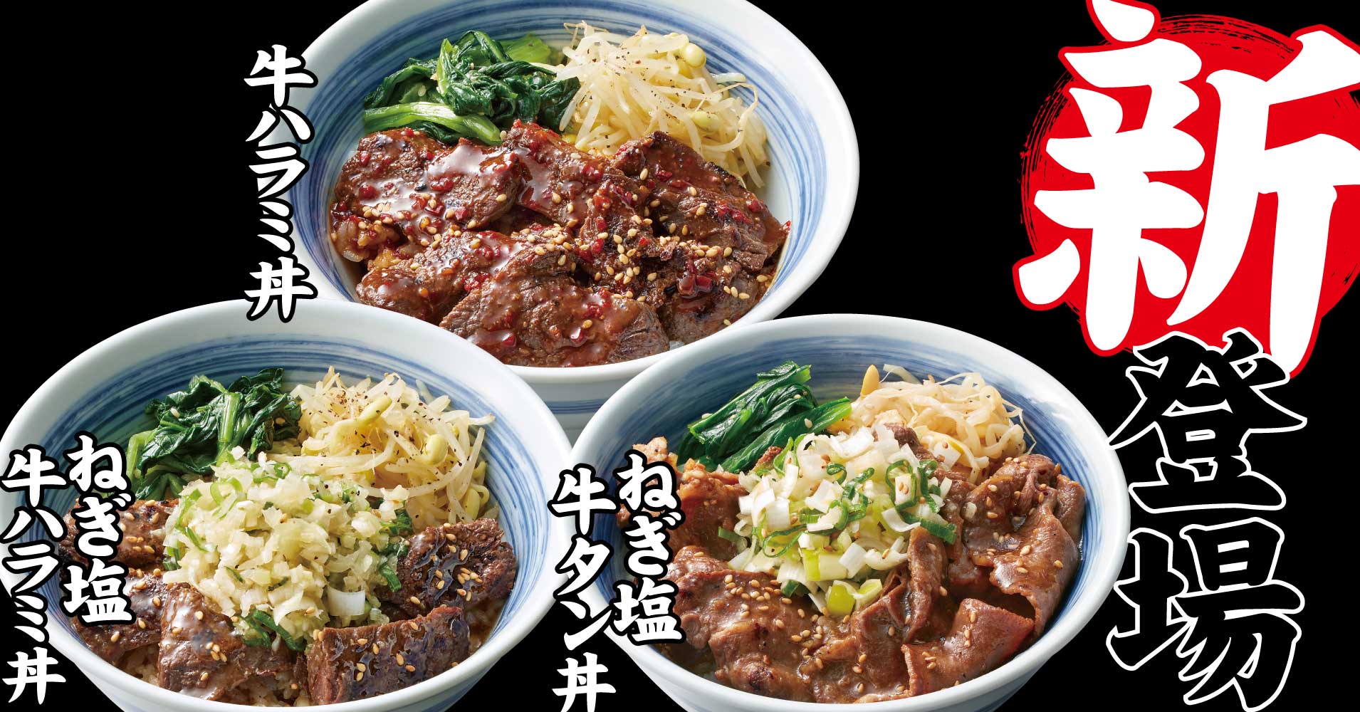 焼きたてのかるび 期間限定 ねぎ塩牛タン丼 が定番化 牛ハラミ丼 など３商品がグランドメニューに登場 物語コーポレーションのプレスリリース