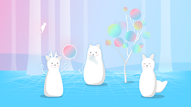 <「Forestverse」画面イメージ> <「Forestverse」画面イメージ>