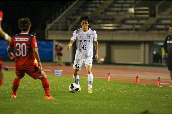 F.C.大阪加入初出場となったMF日髙