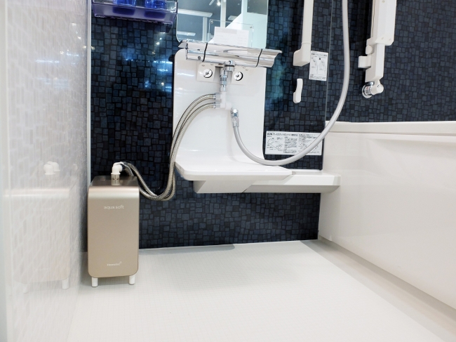 ハウステック、浴室に設置できるシャワー用軟水器12月1日発売開始 