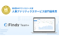 エンジニア組織支援SaaS「Findy Team+」が「第9回 HRテクノロジー大賞」にて「人事アナリティクスサービス部門優秀賞」を受賞