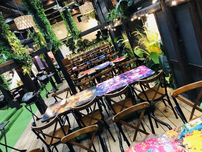 広々デッキ席！