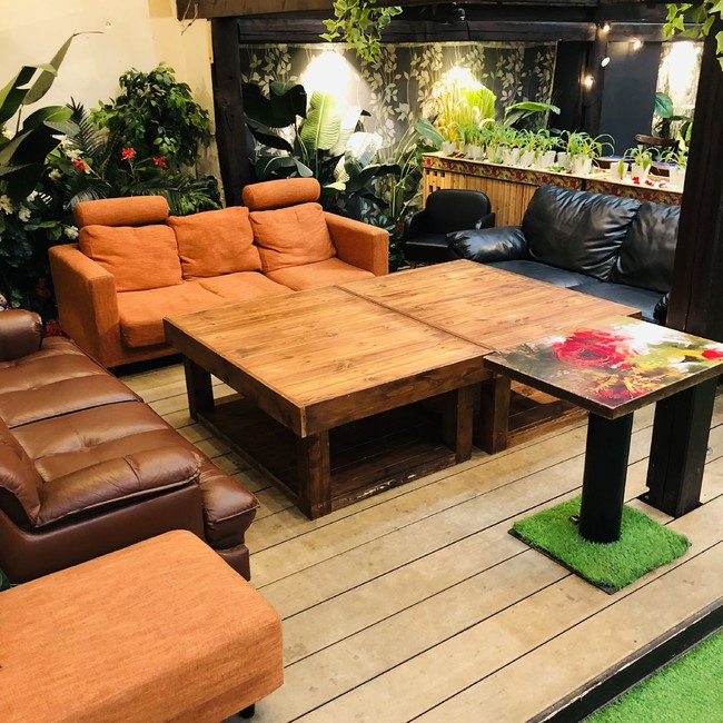 オシャレでラグジュアリーなソファー席！