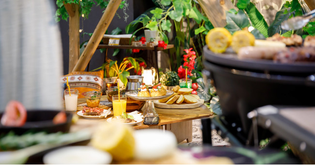 おしゃれなコースバーベキューでテーブルを彩ります♪