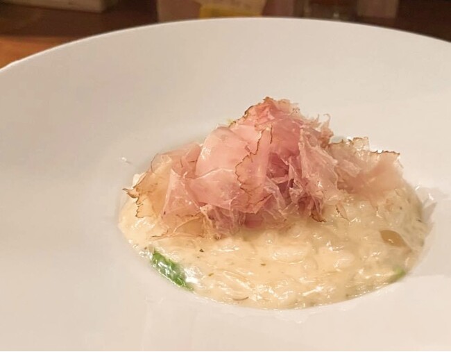 高級イタリアンなどではリゾットに 高級イタリアンなどではリゾットに