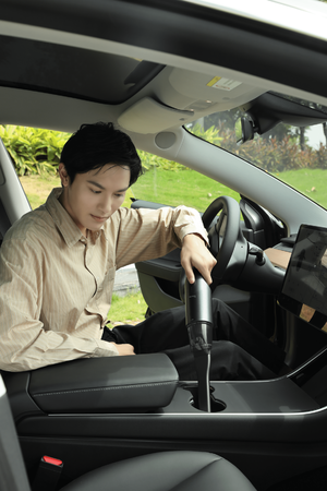 車の中でもサッと使えます