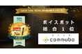 AIボイスボット「commubo」、「2025年下半期 BOXIL資料請求数ランキング」ボイスボット 総合1位に選出