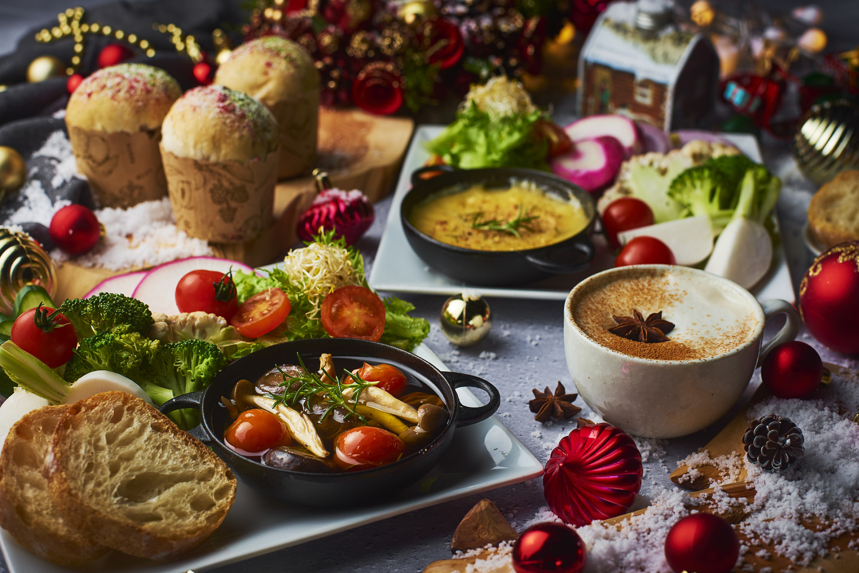 テーマはクリスマスマーケット 1110 Cafe Bakeryに限定プラントベースメニューが登場 株式会社 大泉工場のプレスリリース