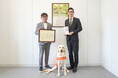 日本盲導犬協会への寄付金贈呈式を実施
