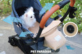 【ペットの長い夏対策】　　猛暑日のペットとのお出かけを快適サポート！「ペットパラダイス・ペットカートクーラー」が人気
