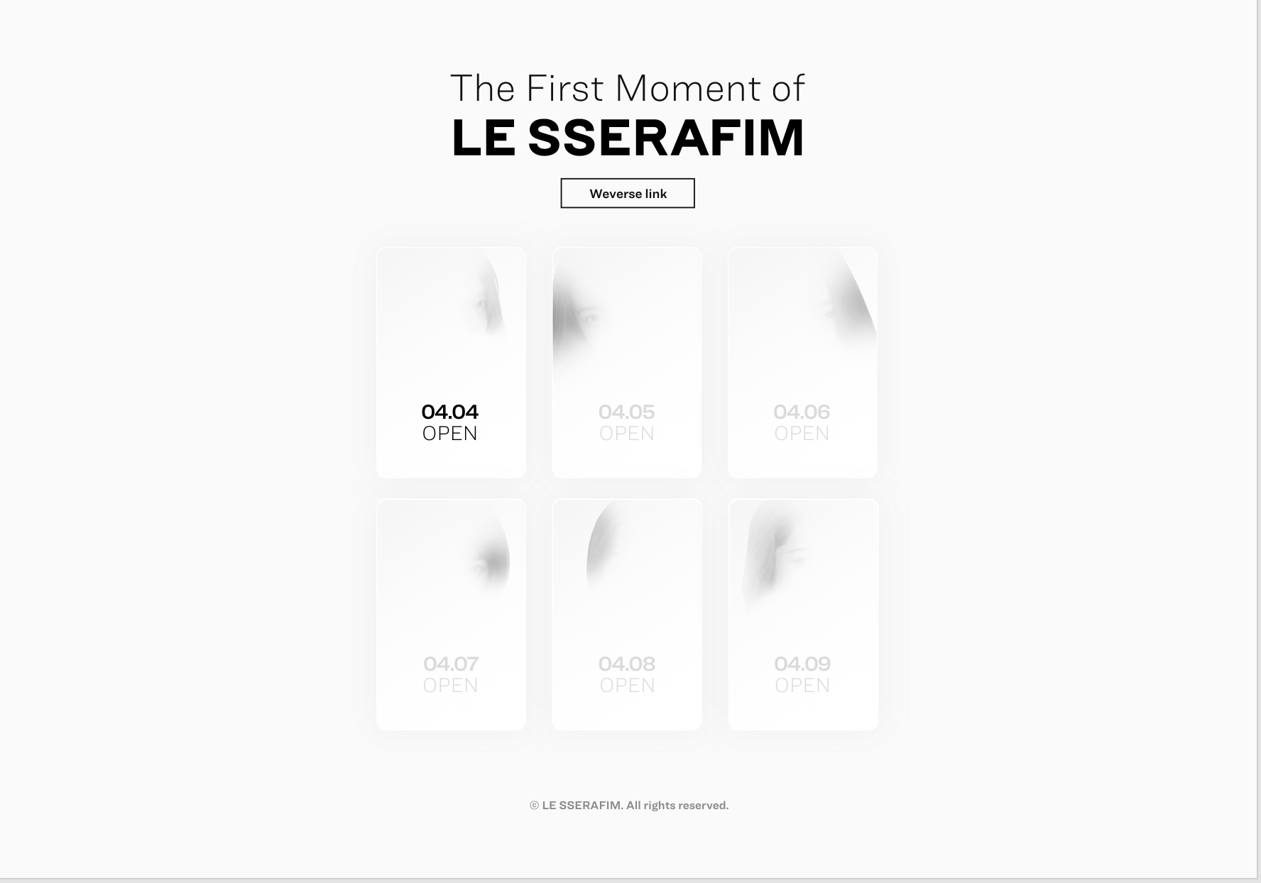 LE SSERAFIM THE FIRST MOMENT - K-POP/アジア