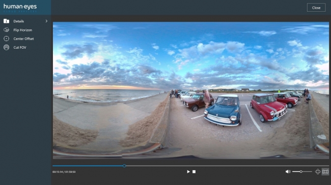 クラウドベースの360度動画編集サービス Humaneyescloud1 0 Beta 発表 Panora