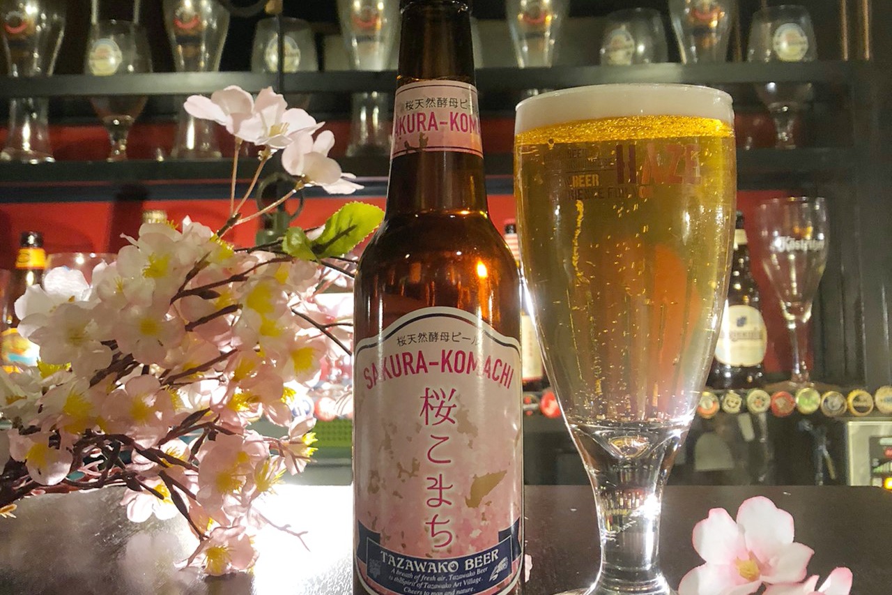 クラフトビールで感じる春 ビールの新体験をあなたに をコンセプトにしたスモーク チーズバルhazeが 桜のクラフトビールで上野 赤羽にお花見 気分を演出 合同会社俄のプレスリリース