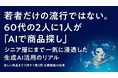 若者だけの流行ではない。60代の2人に1人が「AIで商品探し」。シニア層にまで一気に浸透した生成AI活用のリアル