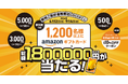Amazonギフトカード総額1,800,000円以上分が当たる！Locca新規ご契約者様限定！『参加賞つき！Loccaくじ』
