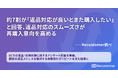 約7割が「返品対応が良いとまた購入したい」と回答、返品対応のスムーズさが再購入意向を高める──Recustomer調べ