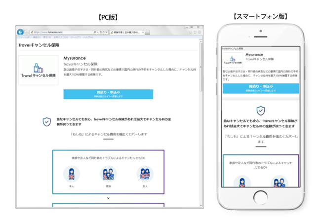 国内最大級の保険選びサイト 保険市場 に Mysuranceの 学生スマホ保険 Travelキャンセル 保険 を掲載しました 株式会社アドバンスクリエイトのプレスリリース